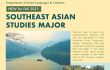 New Major Fall 2021: Southeast Asian Studies BA